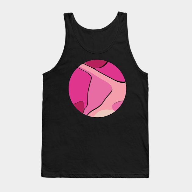 Original abstract modern minimalist design art Tank Top by dvongart